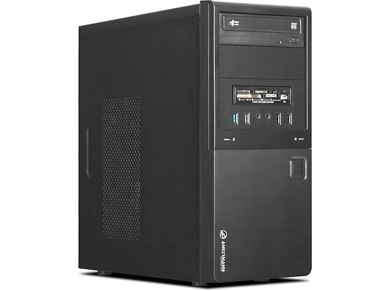 ANKERMANN-PC Business silent CAD Workstation, Intel® mit 32 Bit), Intel® Graphics Onboard GB 2 GB TB HDD, Windows SSD, (64 Core™ 500 Prozessor, i7 RAM, PC-Desktop Core™ Pro 11