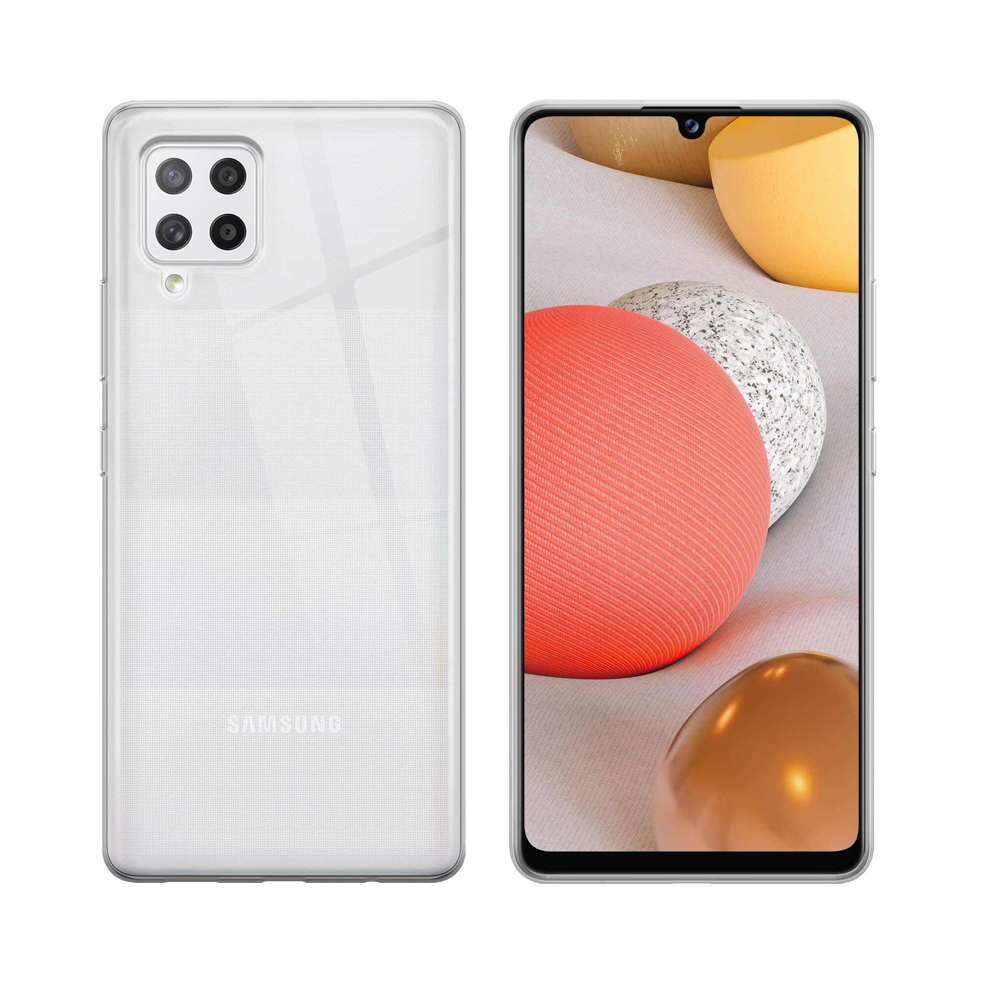 Transparent Galaxy ARTWIZZ Basic Backcover, Samsung, Clear (5G), Case, A42