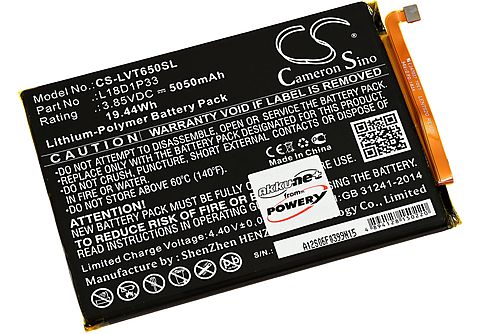 Batería - POWERY Batería compatible con Lenovo Tab V7