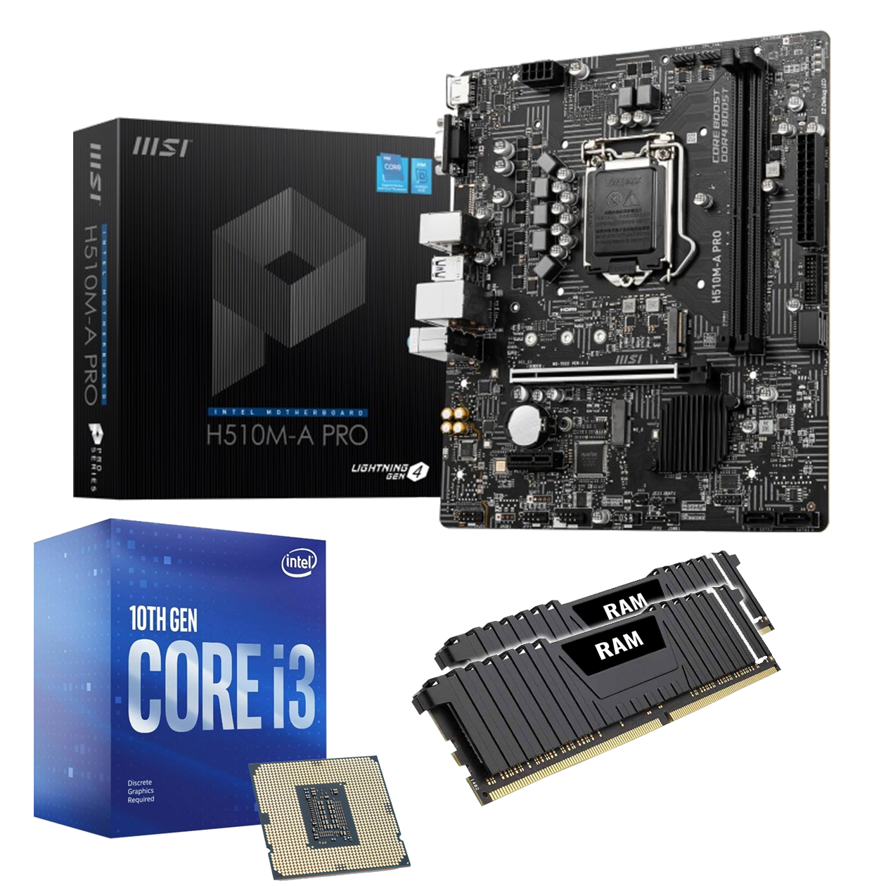 i3-10100 Core PC MEMORY Intel Aufrüst-KIT