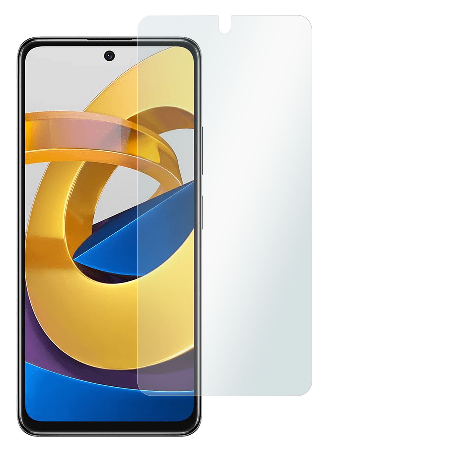 SLABO Displayschutz(für M4 4 5G) Pro Crystal POCO Xiaomi x Clear