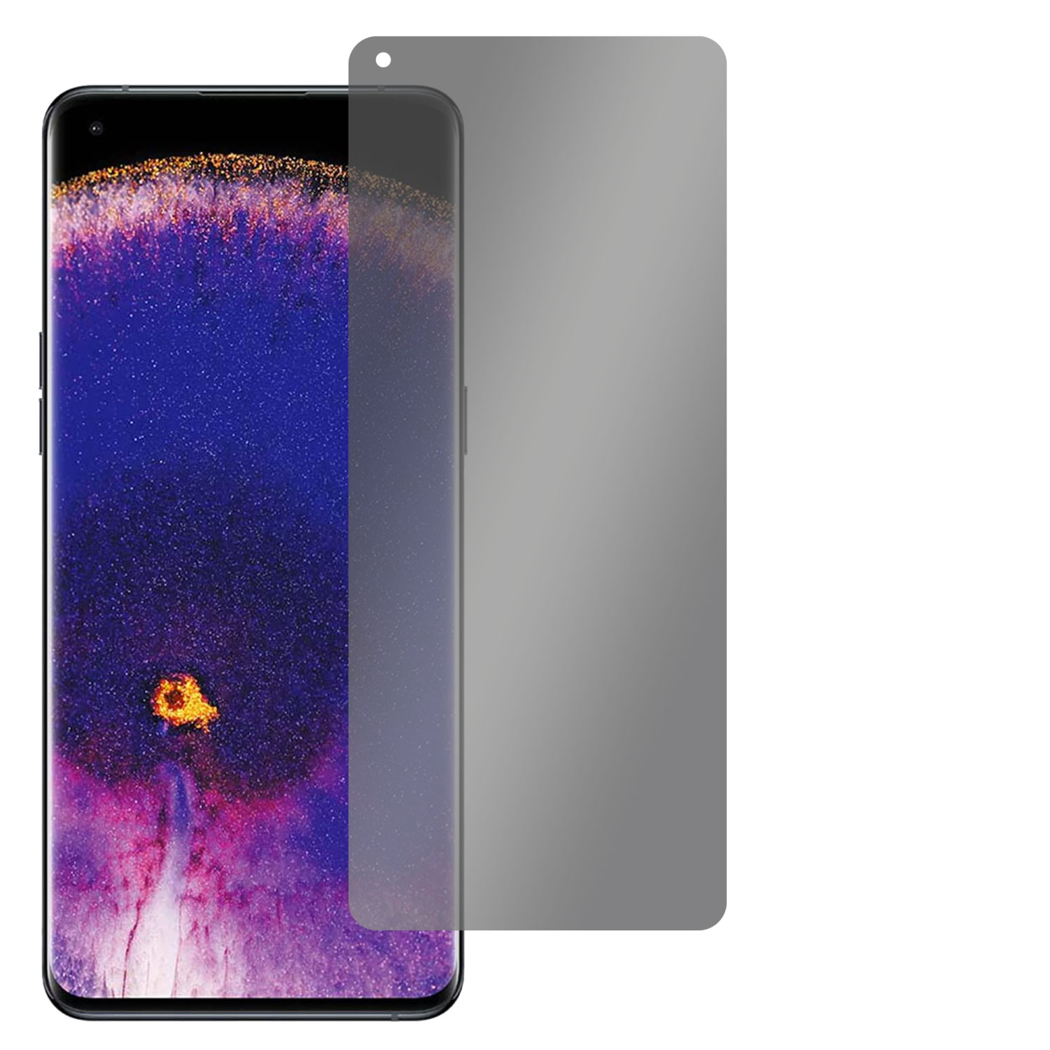 Blickschutz Find OPPO View 360° Displayschutz(für Protection X5 SLABO Schwarz Pro)