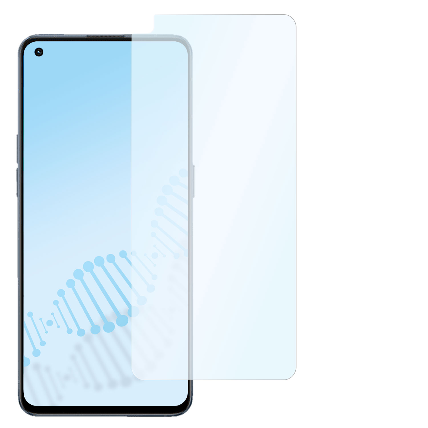 SLABO antibakteriell flexibles Hybridglas Displayschutz(für OPPO Reno6 5G)