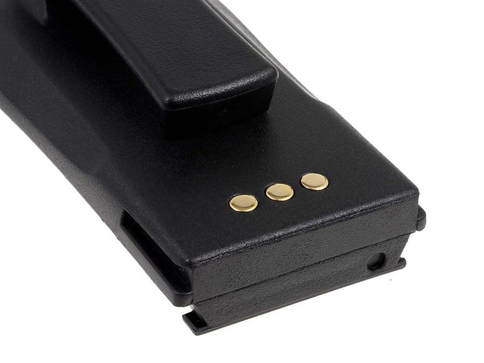 Batería negra con conectores dorados. Batería negra con conectores dorados.