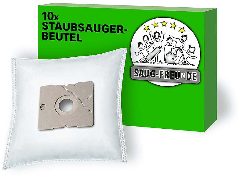 SAUG-FREUNDE Staubsaugerbeutel 10x