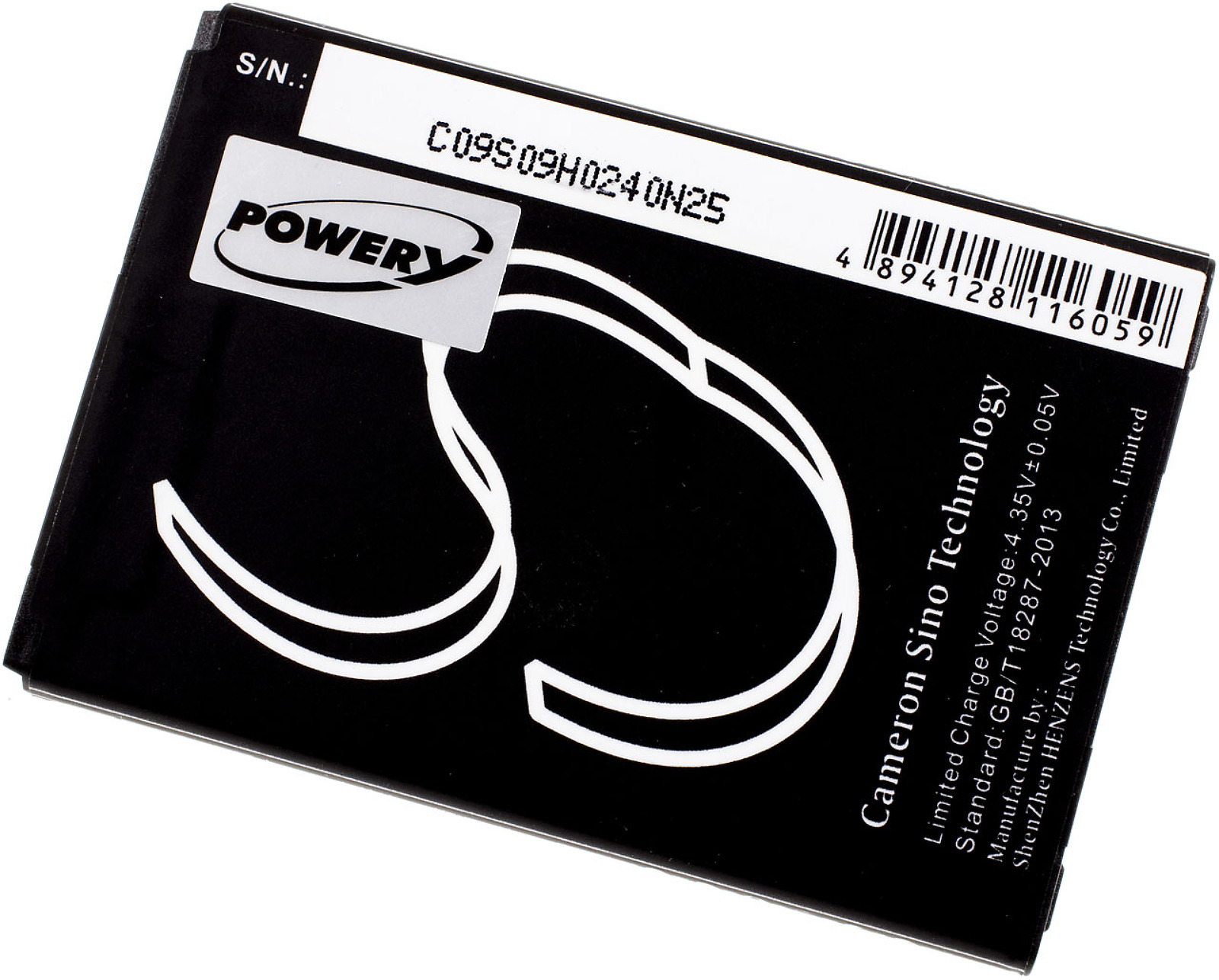 POWERY Akku für 1450mAh Li-Ion 3.8 AS330 LG Akku, Volt