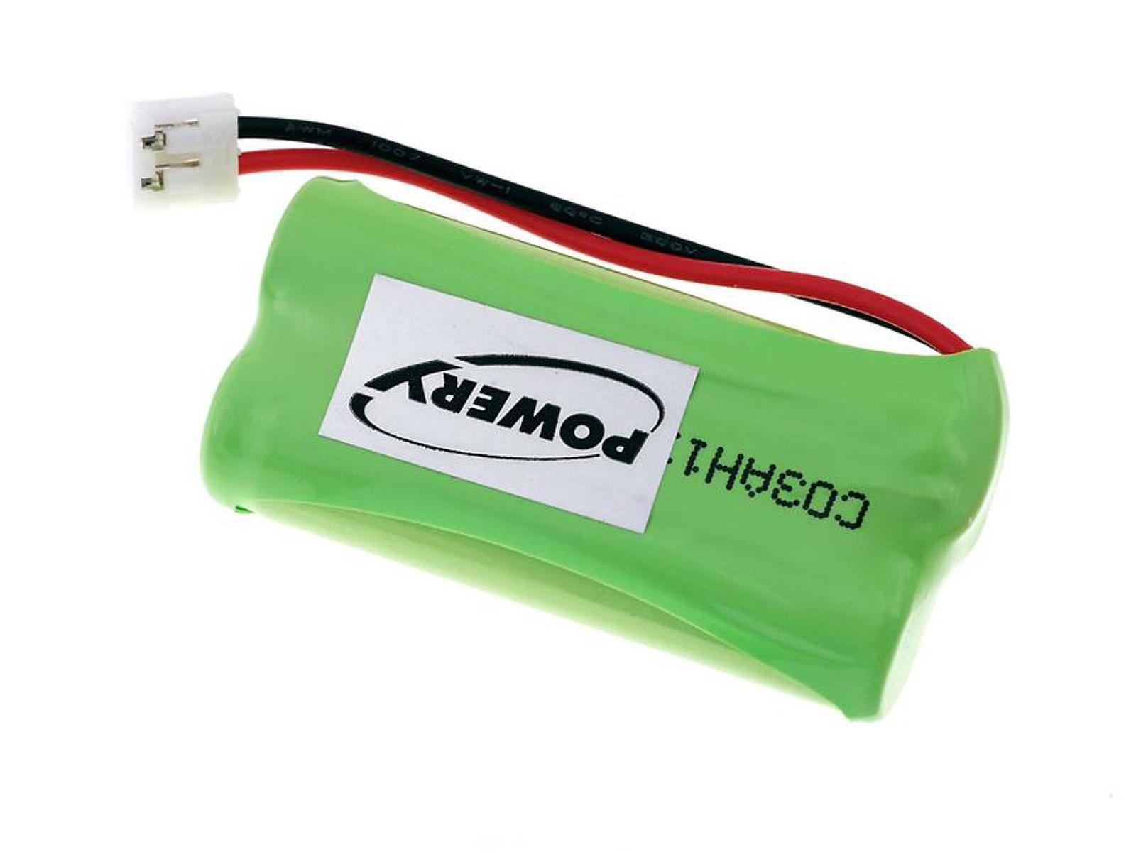 Batería verde con pegatina blanca y texto. Dos cables que salen de la batería.