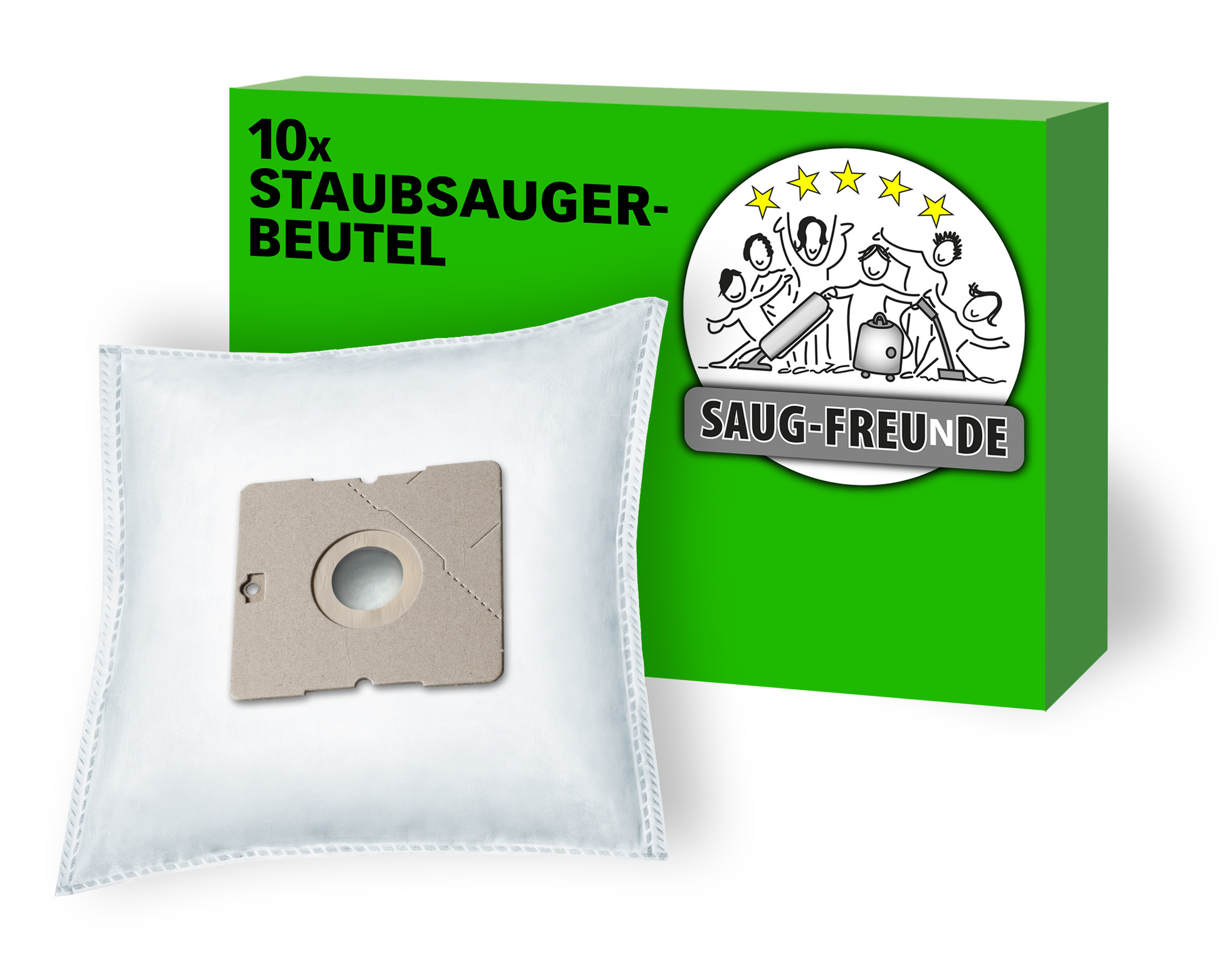 10x Staubsaugerbeutel SAUG-FREUNDE