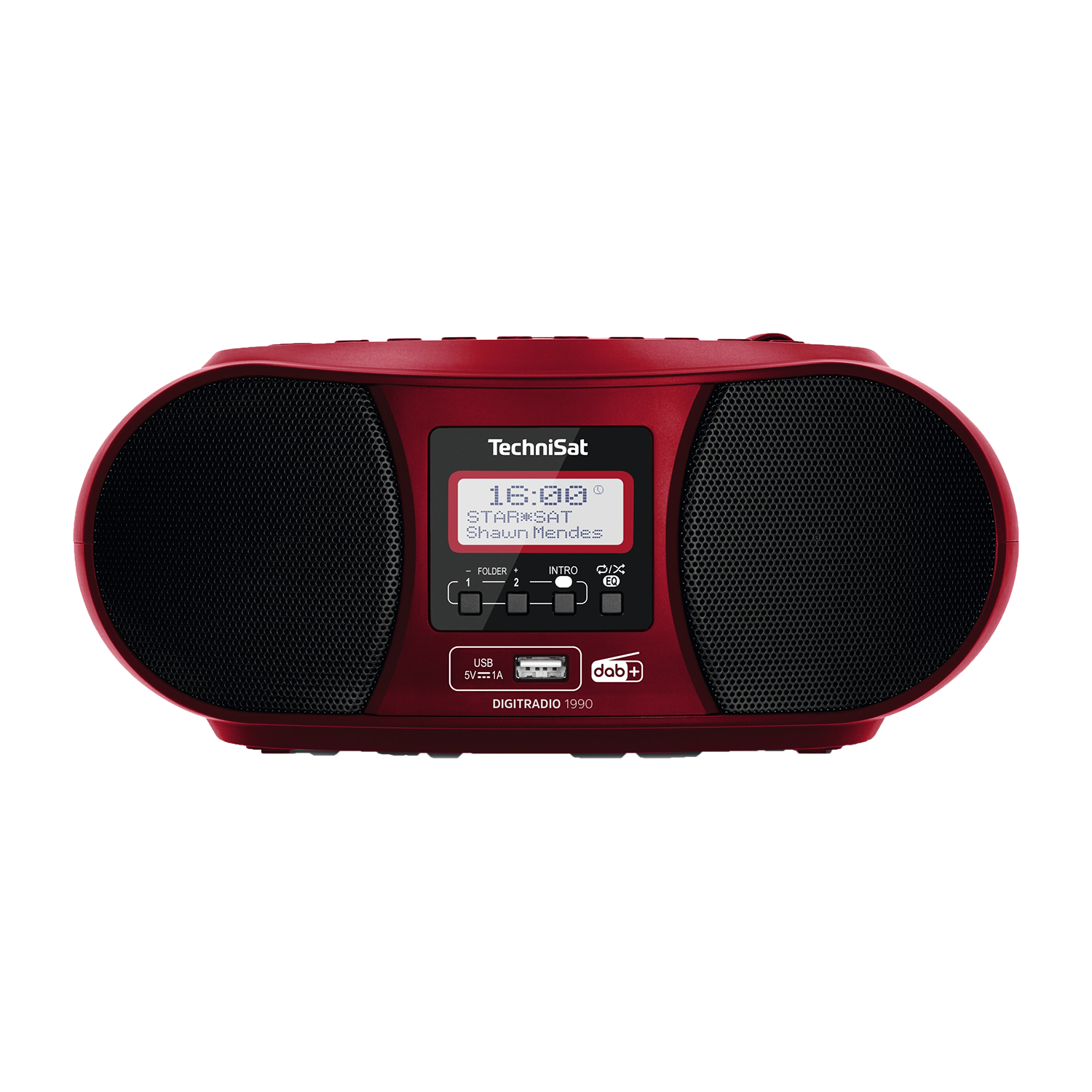 DAB-Radio, rot 1990 FM, TECHNISAT Bluetooth, DigitRadio