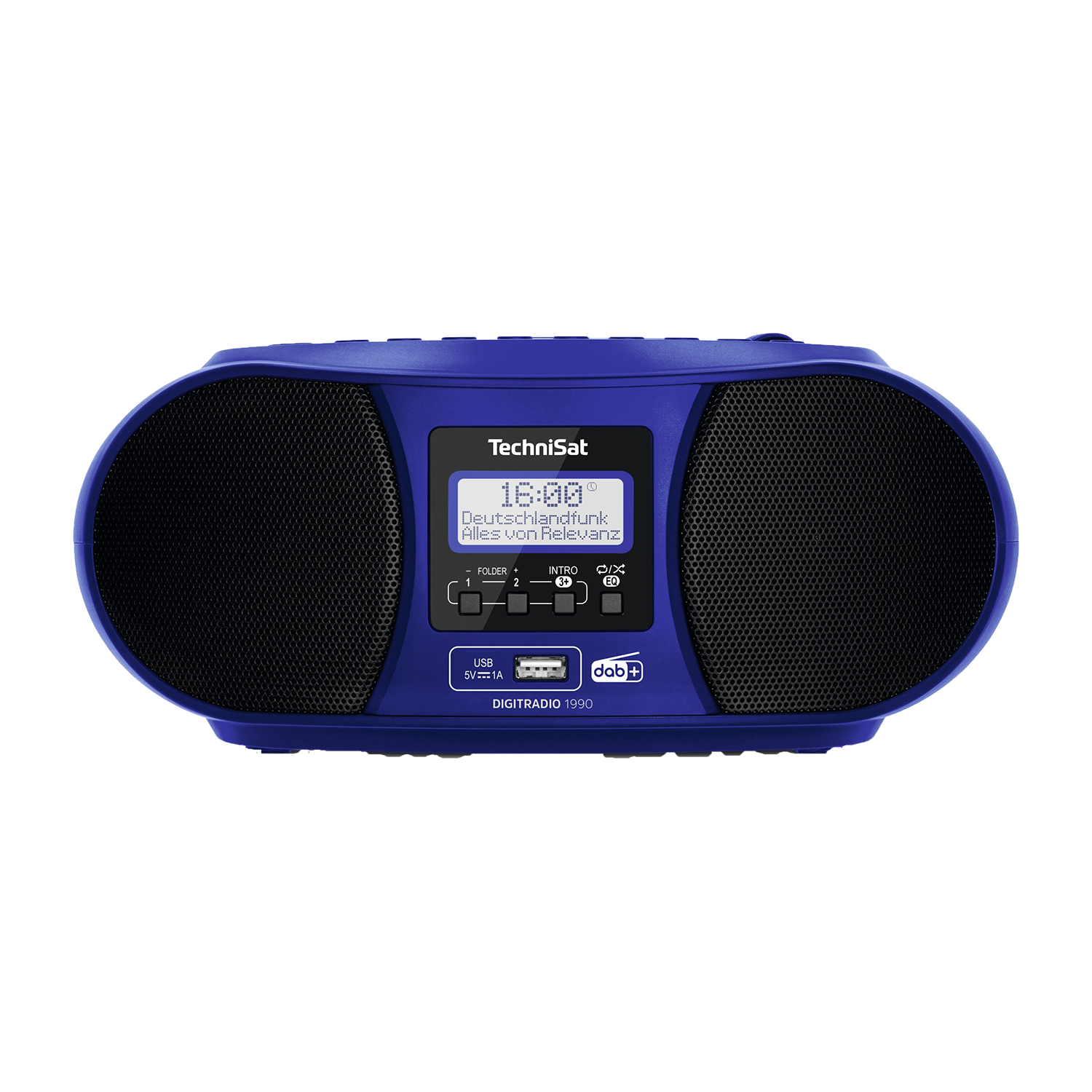 TECHNISAT DigitRadio 1990 DAB-Radio, FM, blau Bluetooth