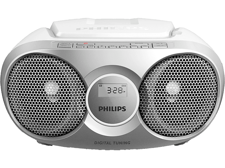 PHILIPS AZ215s/12 Radio, Bluetooth, silber FM