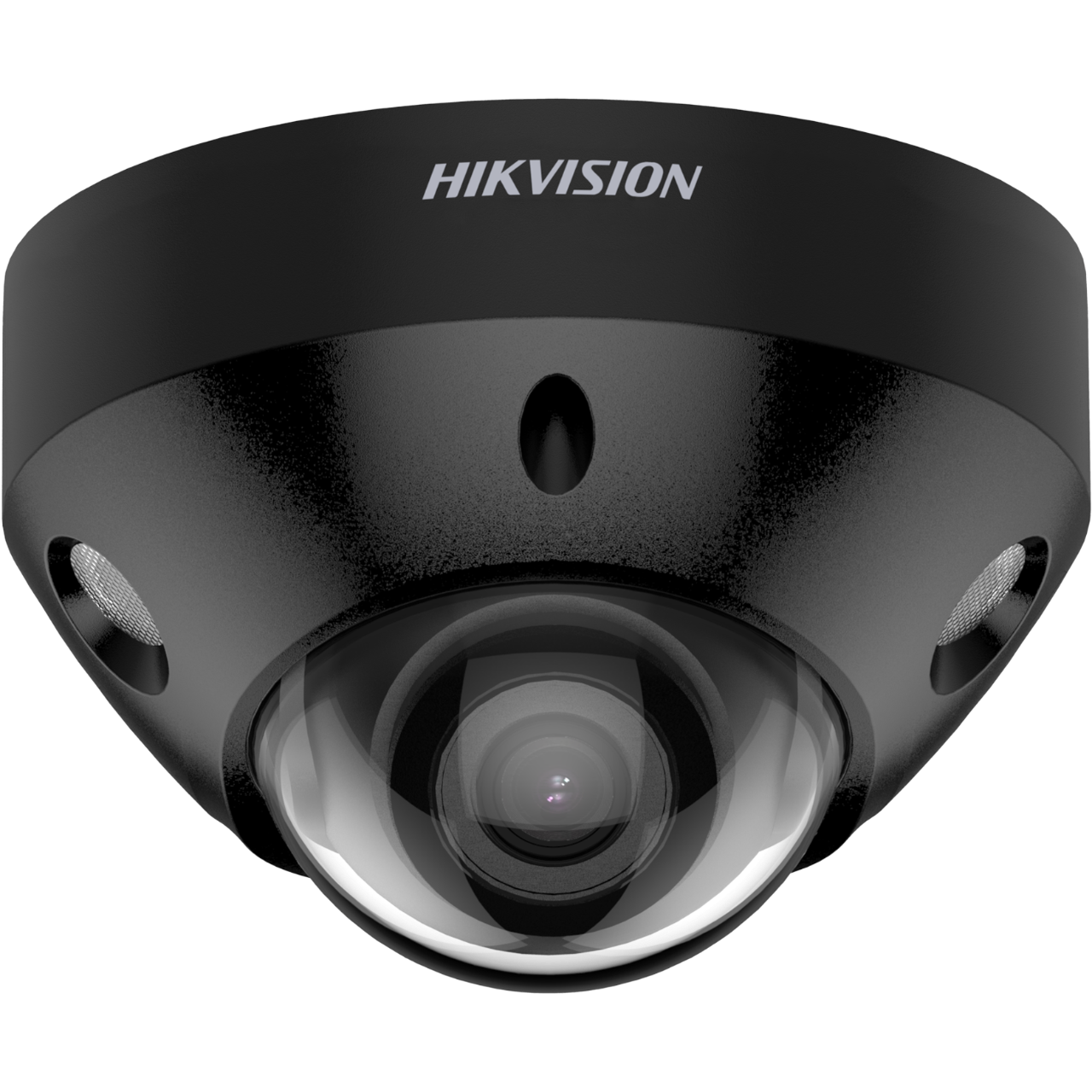 HIKVISION Hikvision DS-2CD2586G2-IS(2.8mm)(C)(BLACK) 8MP 4K und Kamera, mit IP Mikrofon AcuSense Audio Megapixel 8 Auflösung Kamera Video: Dome Alarm