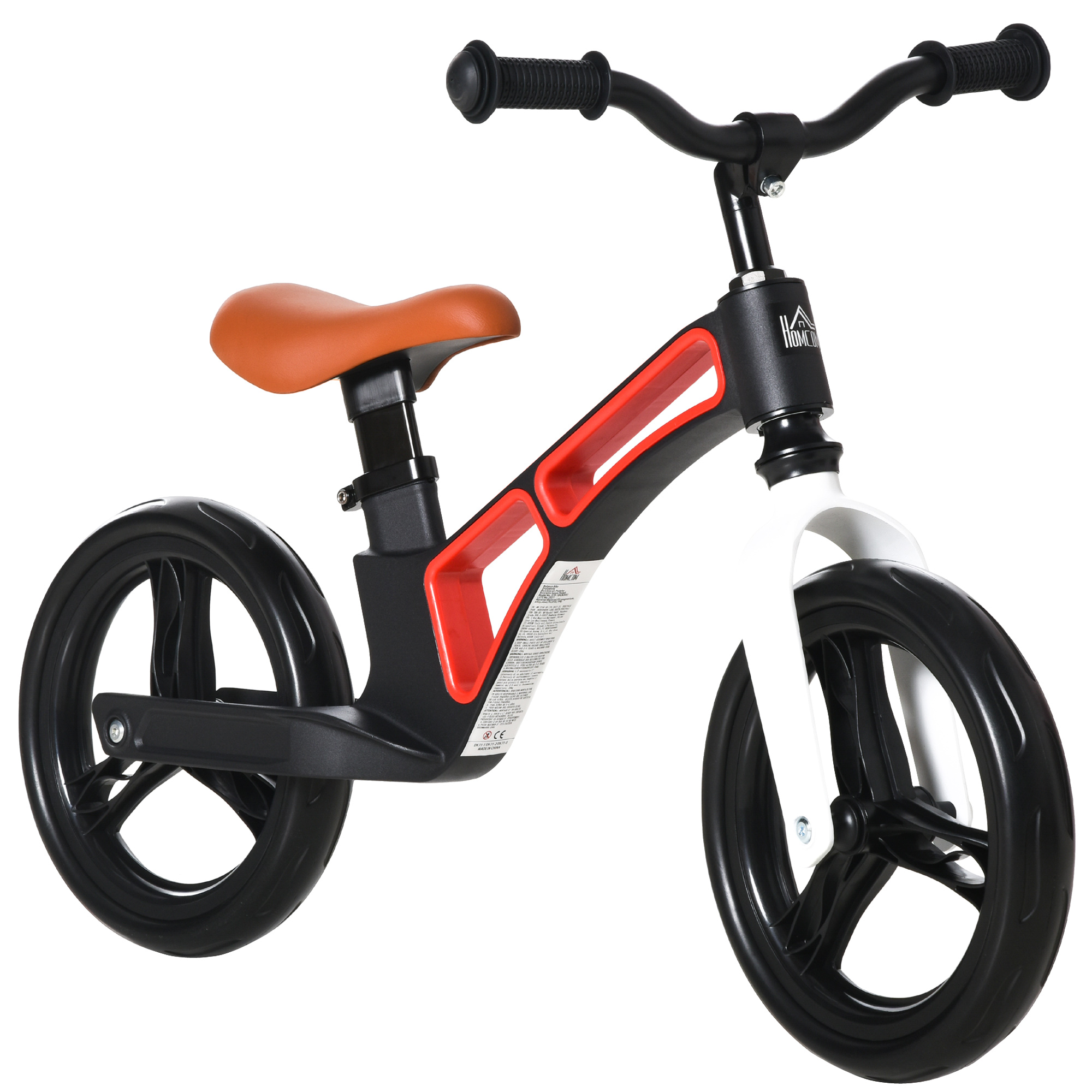 Bicicleta sin pedales - HOMCOM sin pedales, 2-5 años, ajustable