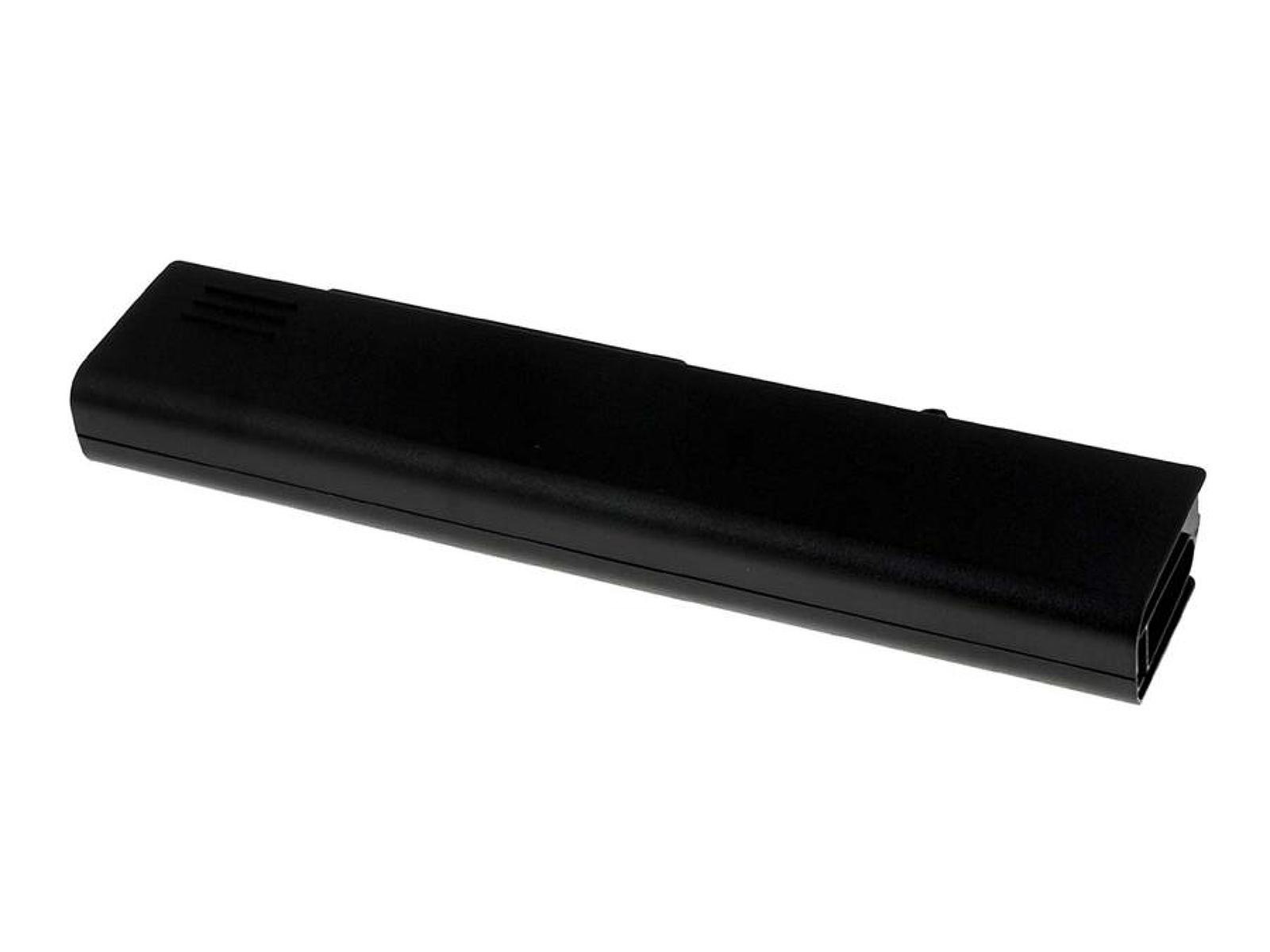 Batería rectangular negra, diseño simple, sobre fondo blanco.