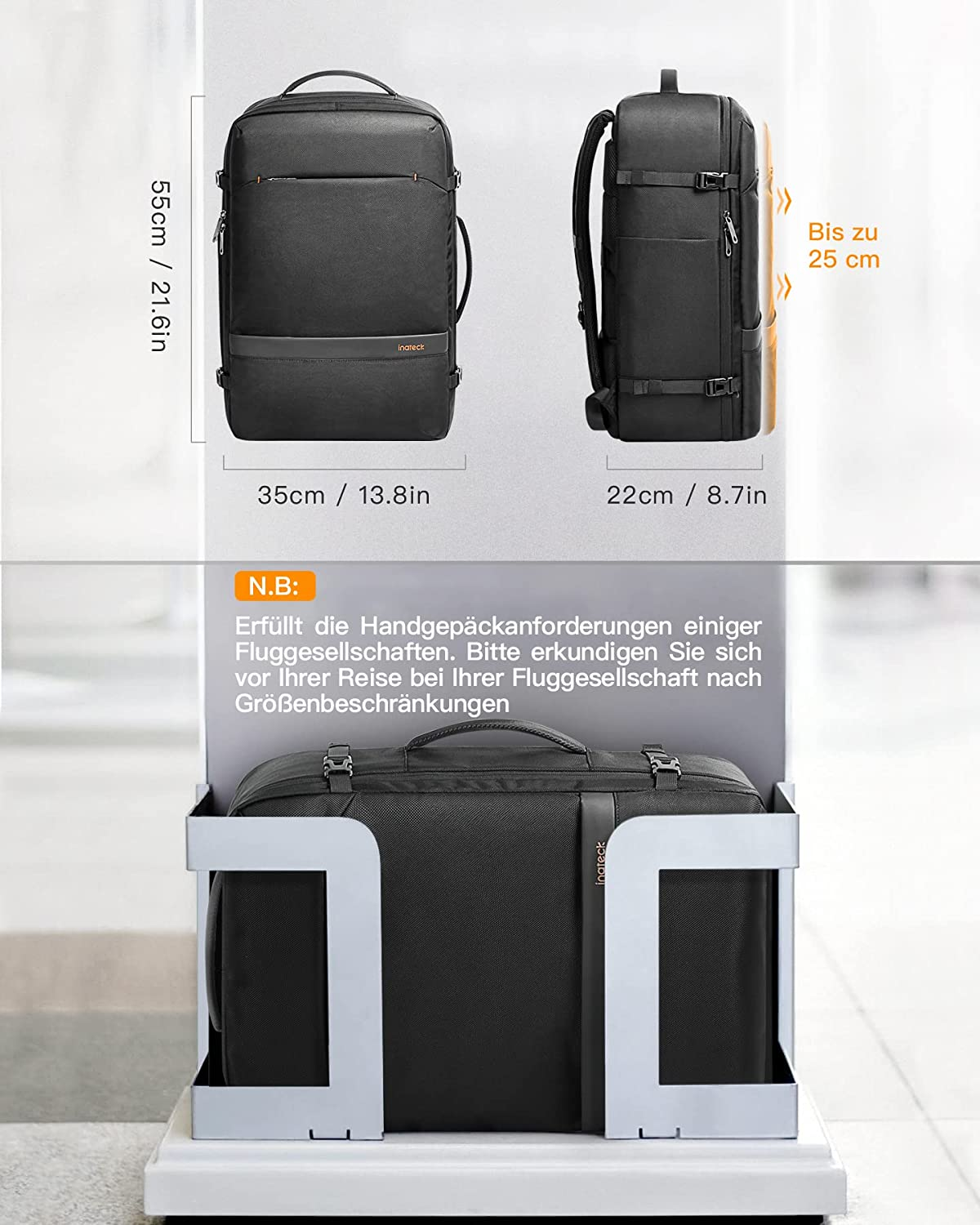 Inateck 15.6 Zoll Laptoptasche 15 Zoll Hülle Tasche Notebook Sleeve Schutzhülle