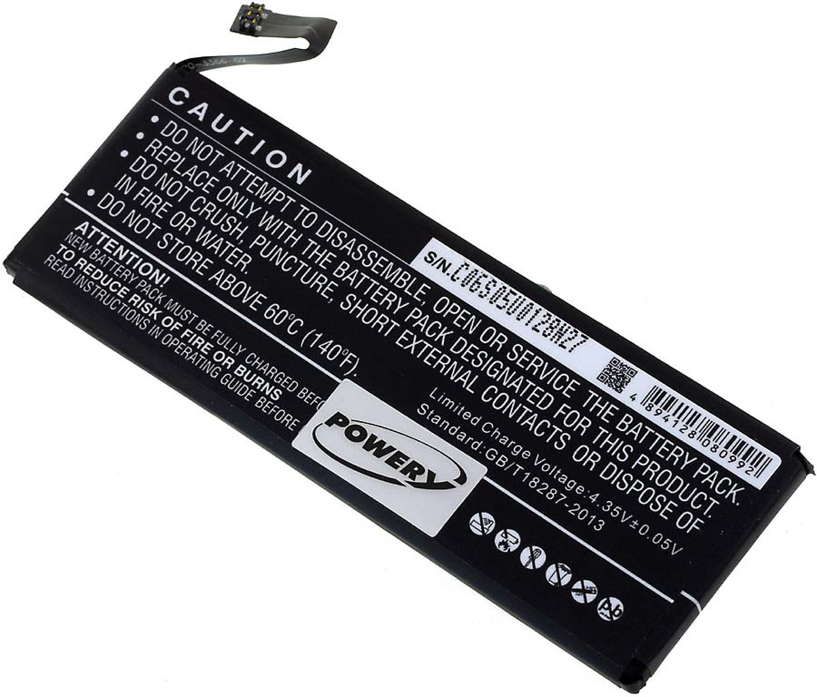 A1529 Apple 3.8 Li-Polymer Volt, Akku, 1500mAh Akku POWERY für