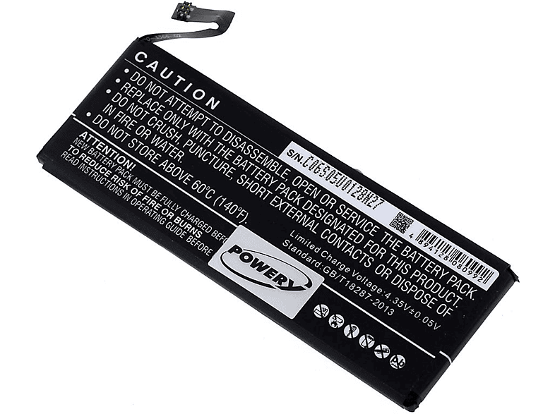 Volt, Akku A1529 für 1500mAh Akku, POWERY Li-Polymer 3.8 Apple