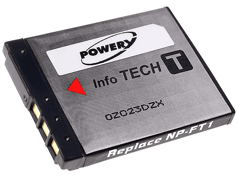 POWERY Akku für Sony DSC-T10/B Li-Ion Akku, 3.6 Volt, 700mAh