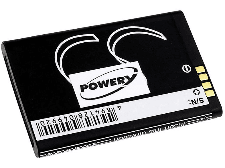 POWERY Akku für Motorola Typ BT60 Li-Ion Akku, 3.7 Volt, 880mAh