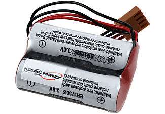 POWERY SPS-Batterie für Yaskawa 2LS17500-TOY Lithium-Thionylchlorid Batterie, 3.6 Volt, 3500mAh