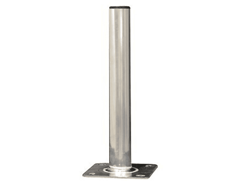 PREMIUMX Standfuß 60cm Ø 50mm Aluminium SAT Antennenmast Mastfuß Standfuß, Silber