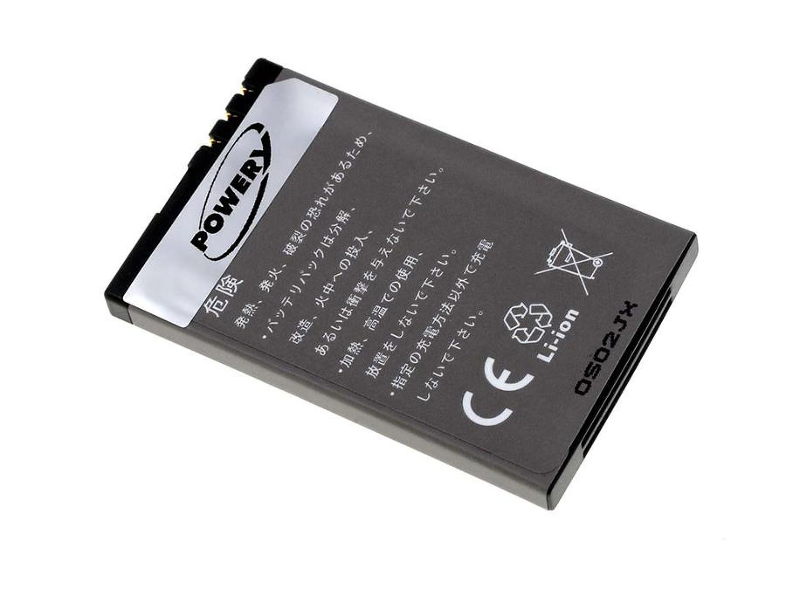 Nokia 820mAh POWERY Li-Ion Fold für Akku 2720 Akku, 3.7 Volt,