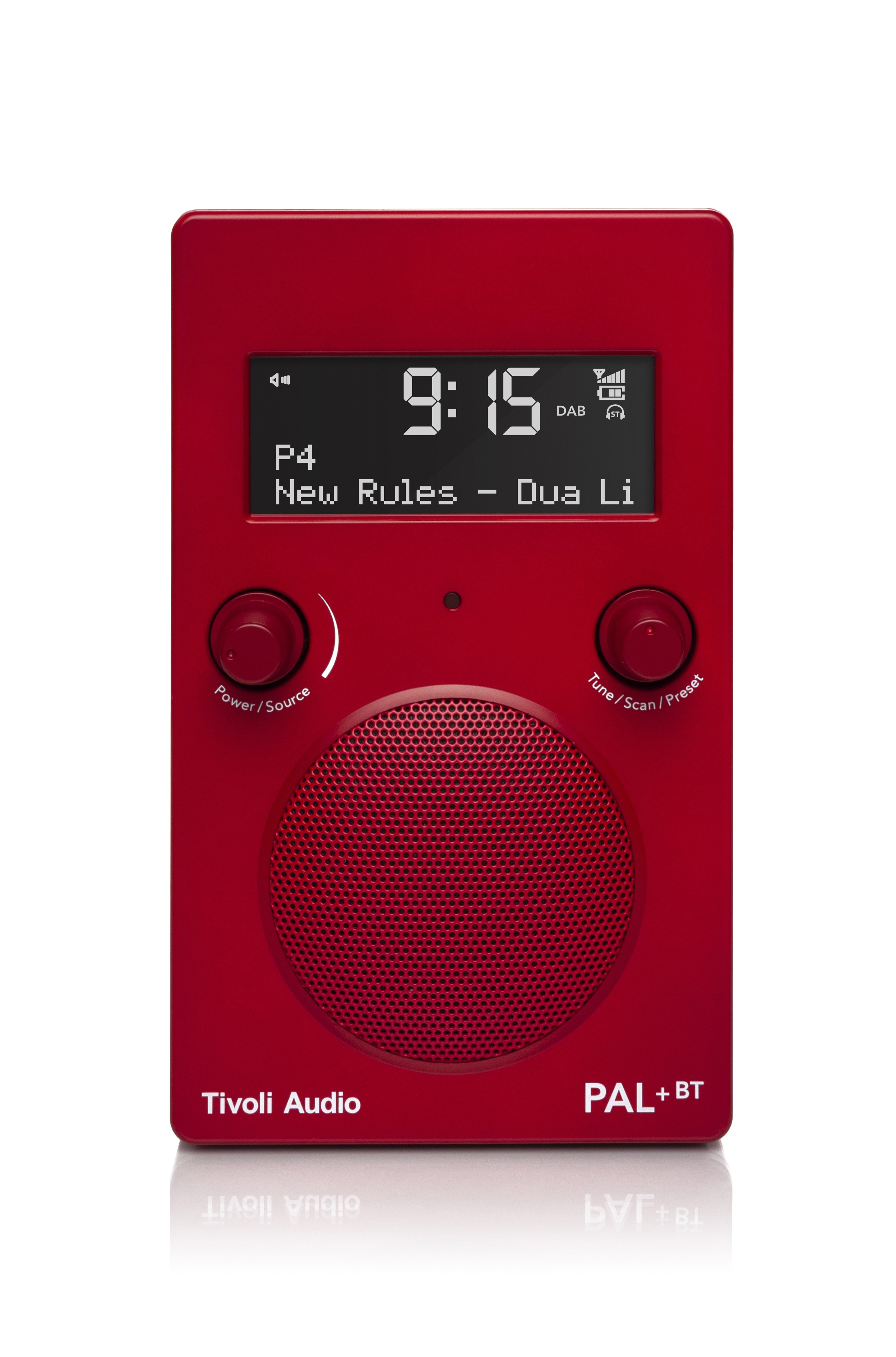 TIVOLI AUDIO DAB+, Radio, Bluetooth, BT DAB+ PAL+ DAB+, FM, Rot