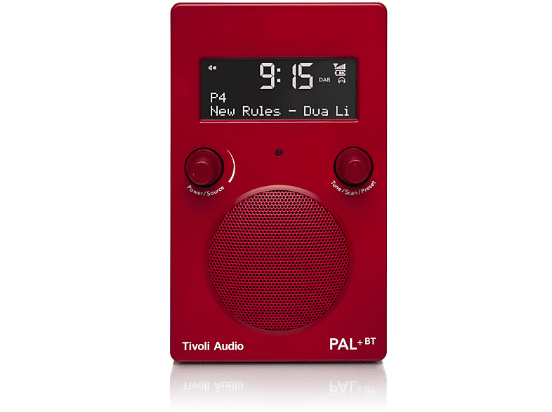 TIVOLI AUDIO PAL+ DAB+, BT DAB+, DAB+ Bluetooth, Rot FM, Radio