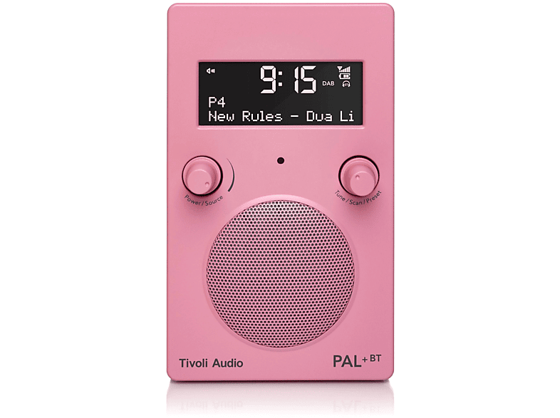 FM, PAL+ DAB+, DAB+, Rosa TIVOLI Radio, BT AUDIO DAB+ Bluetooth,