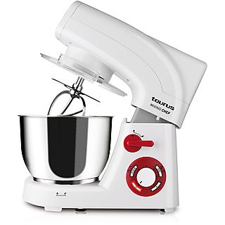 Robot amasador - TAURUS Mixing Chef, 1200 W, 5.50 l, Blanco