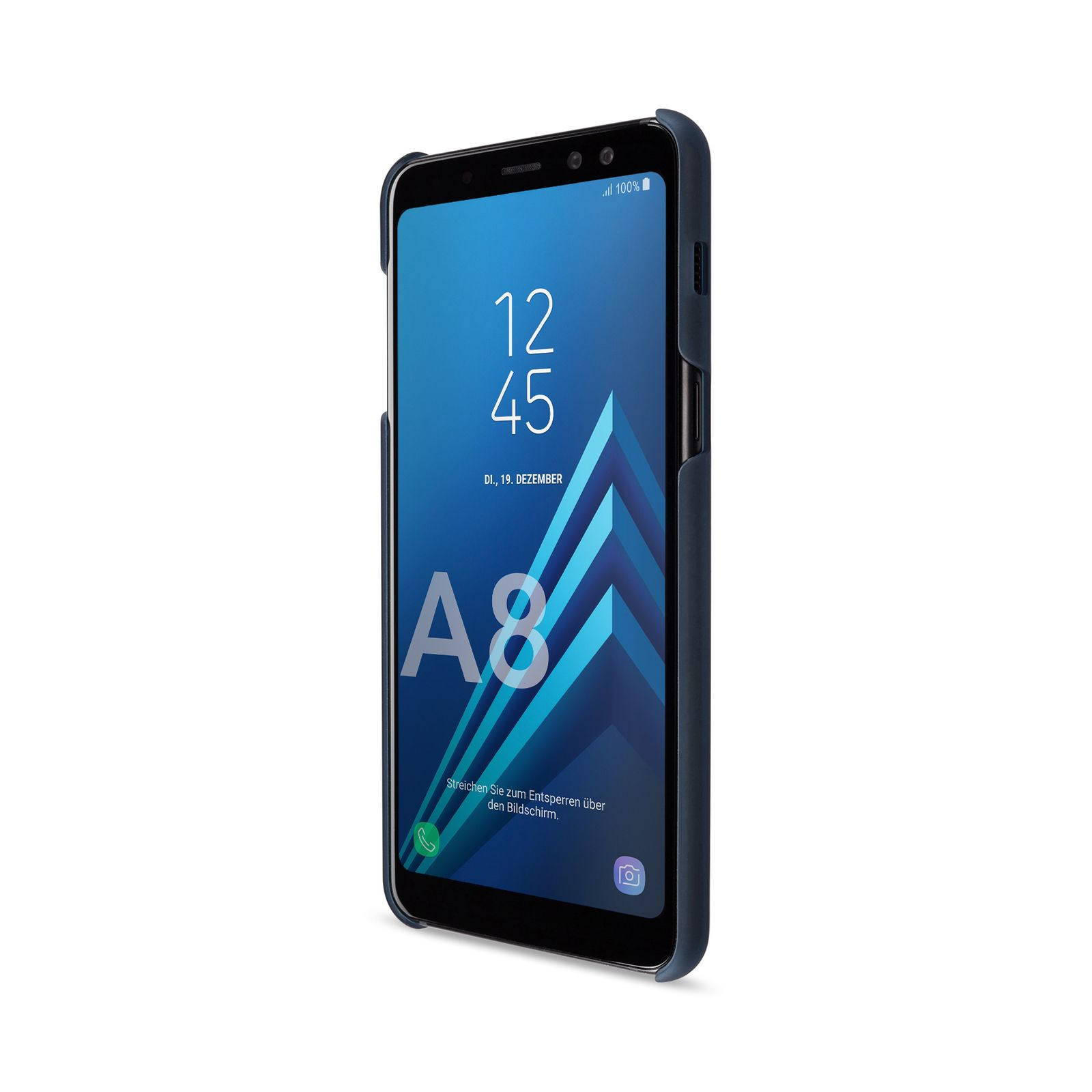 Backcover, A8 Spaceblue Samsung, Galaxy Clip, Rubber ARTWIZZ (2018),