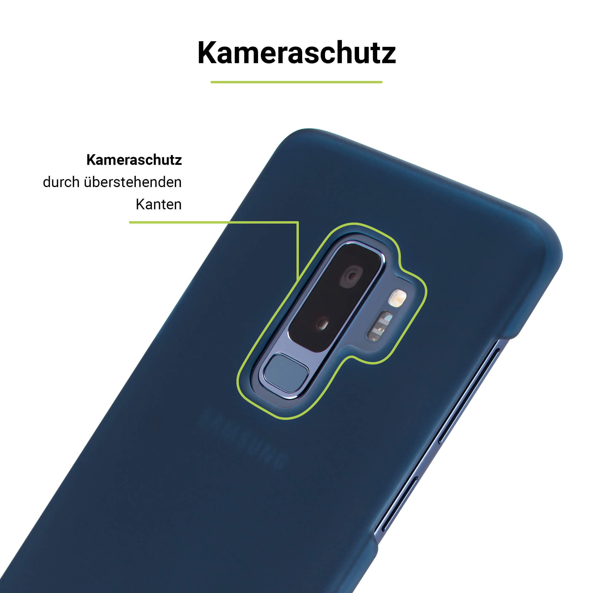 Galaxy Clip, ARTWIZZ Rubber Backcover, A8 Samsung, (2018), Spaceblue