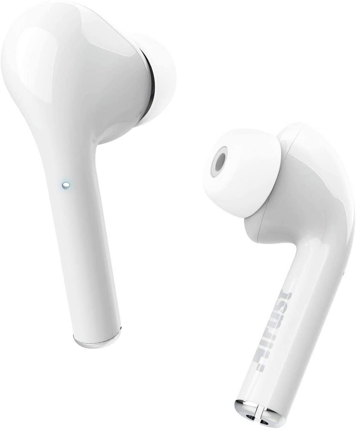 Auriculares True Wireless - Nika TRUST, Intraurales, Bluetooth, Blanco