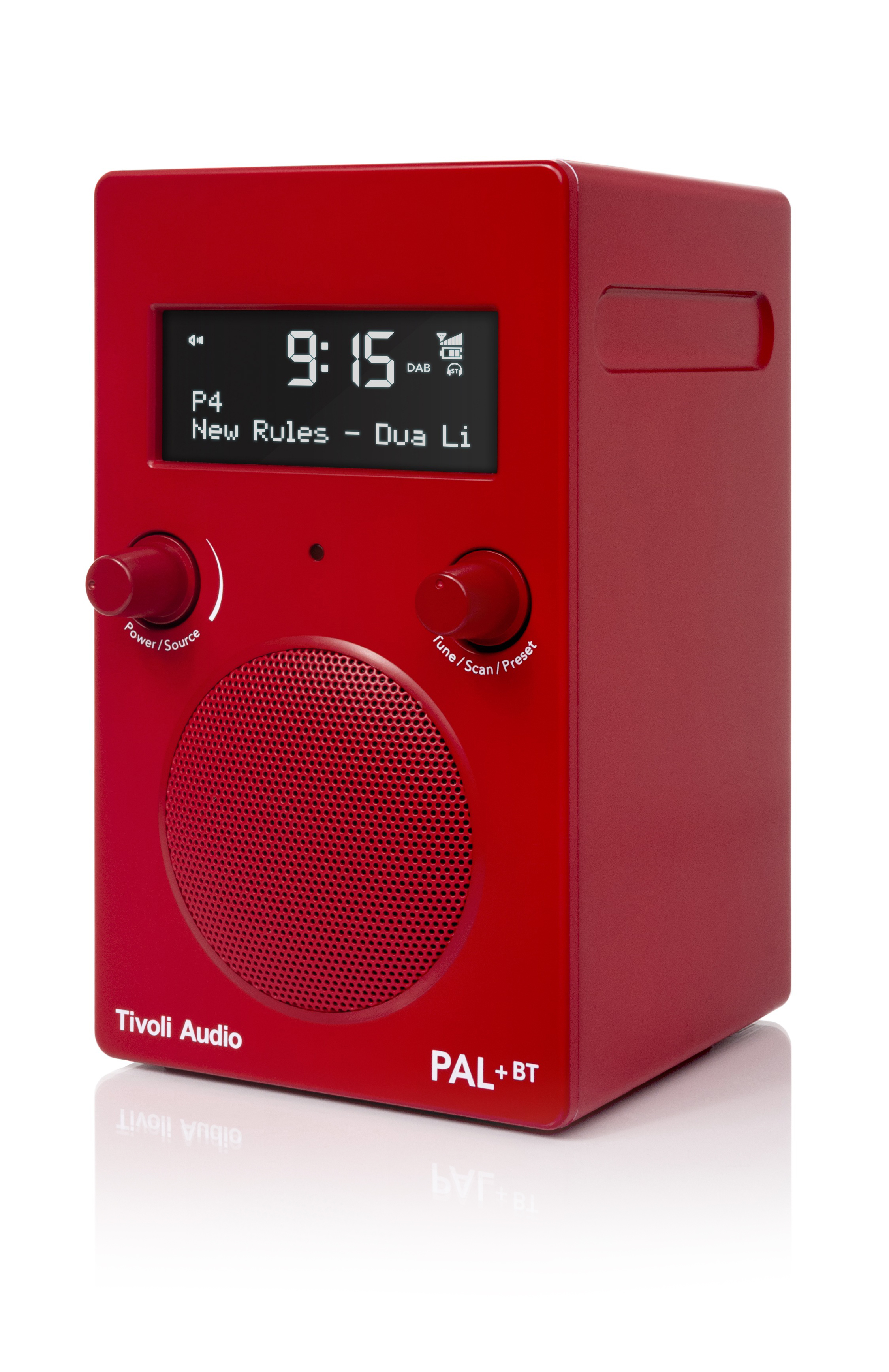 TIVOLI AUDIO BT DAB+, PAL+ FM, DAB+ Radio, Bluetooth, DAB+, Rot