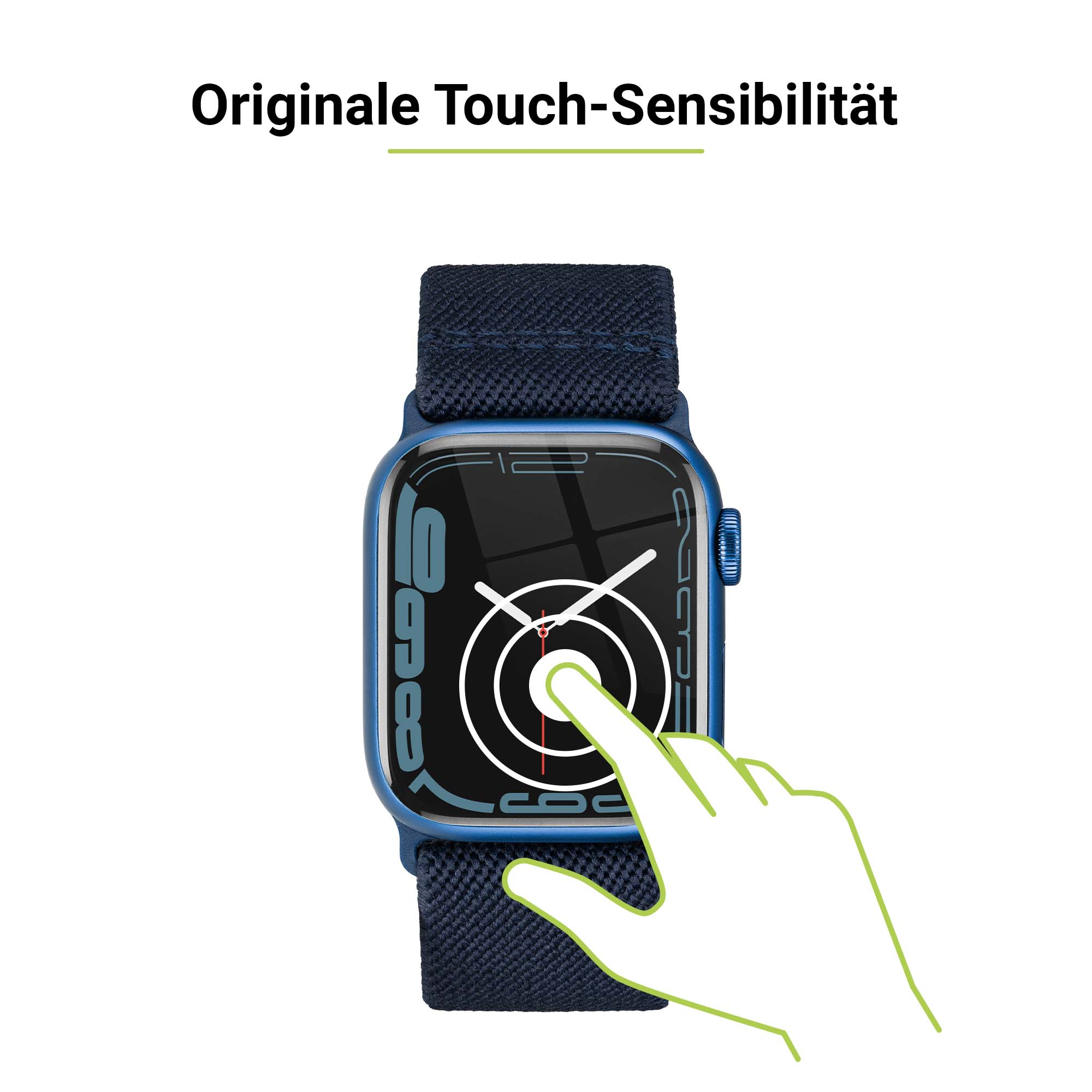 ARTWIZZ ScratchStopper Pro (41mm), 4 6 9-7 Apple Watch (40mm)) / 5 Watch / / SE Apple Displayschutz(für Apple