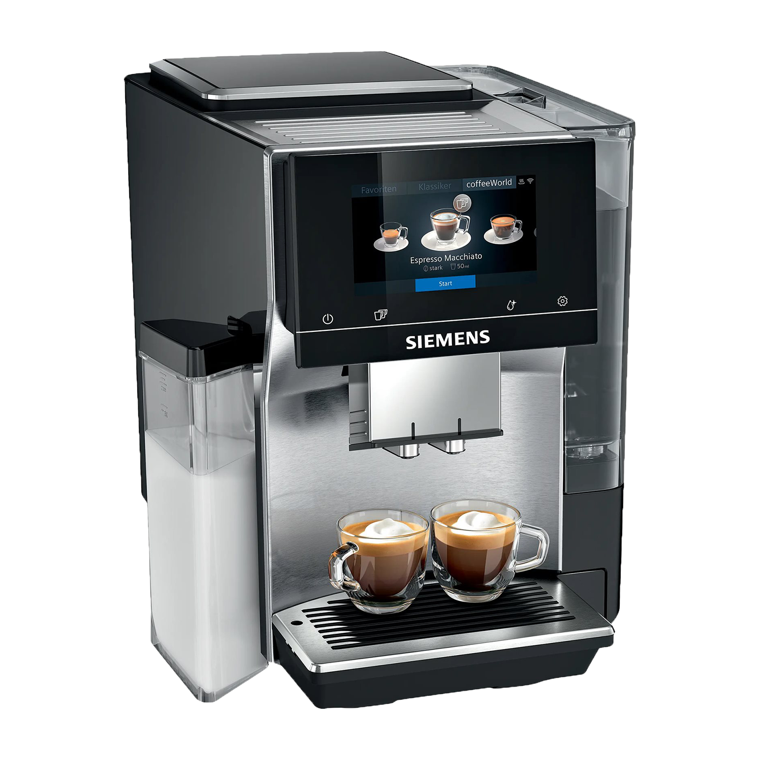 silber Kaffeevollautomat TQ707D03 SIEMENS