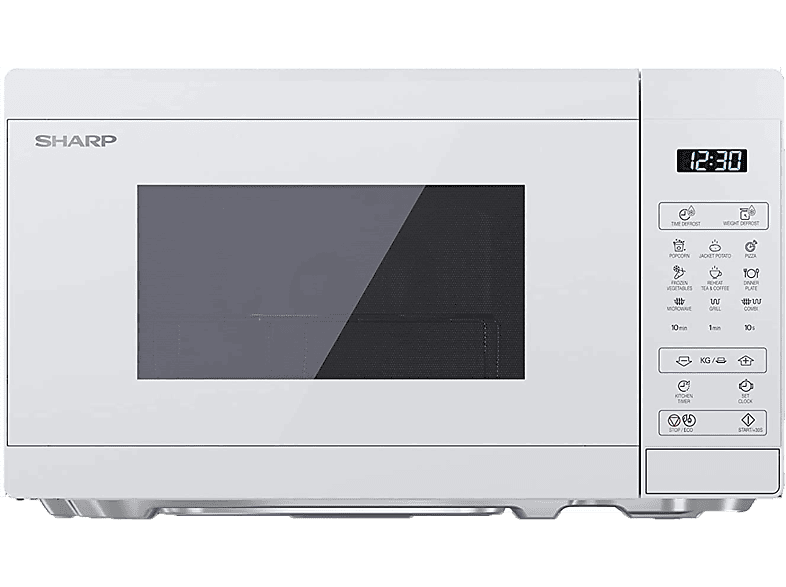 Microondas libre instalación | SHARP YC-MG02E-C, 800 W, 11 potencia, 20 ...