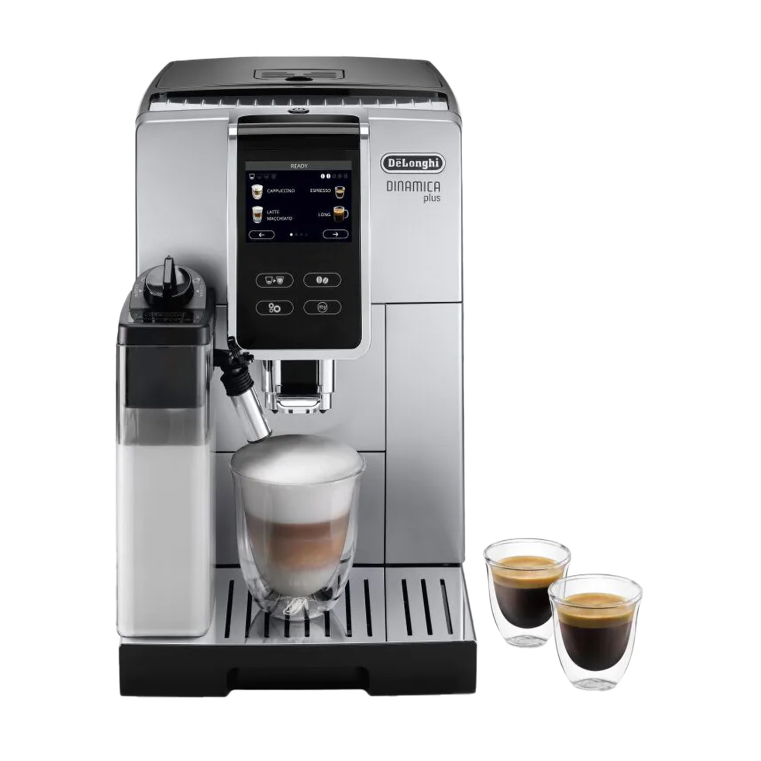 Plus silber Dinamica Kaffeevollautomat ECAM 370.70.SB DELONGHI