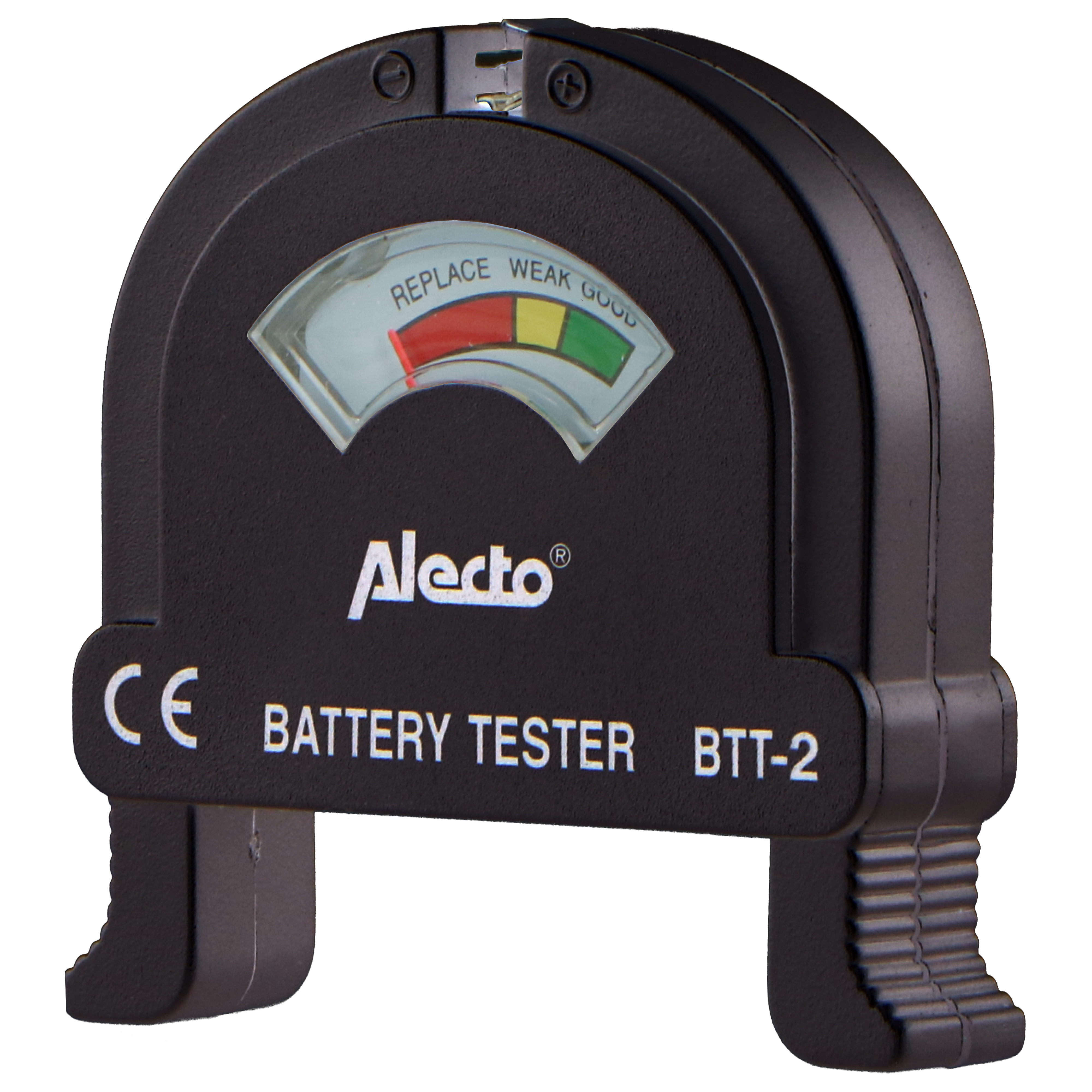 ALECTO Universal AA,AAA,C,D und 9V Volt BTT-2 Batterietester, 1