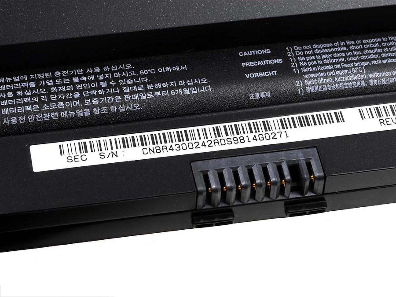 Samsung Li-Ion Akku, 4400mAh für POWERY Volt, Plus 11.1 N145 Akku
