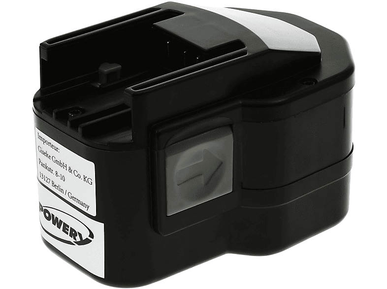 POWERY Akku für AEG Typ 4932376508 NiMH Akku, 12 Volt, 2500mAh