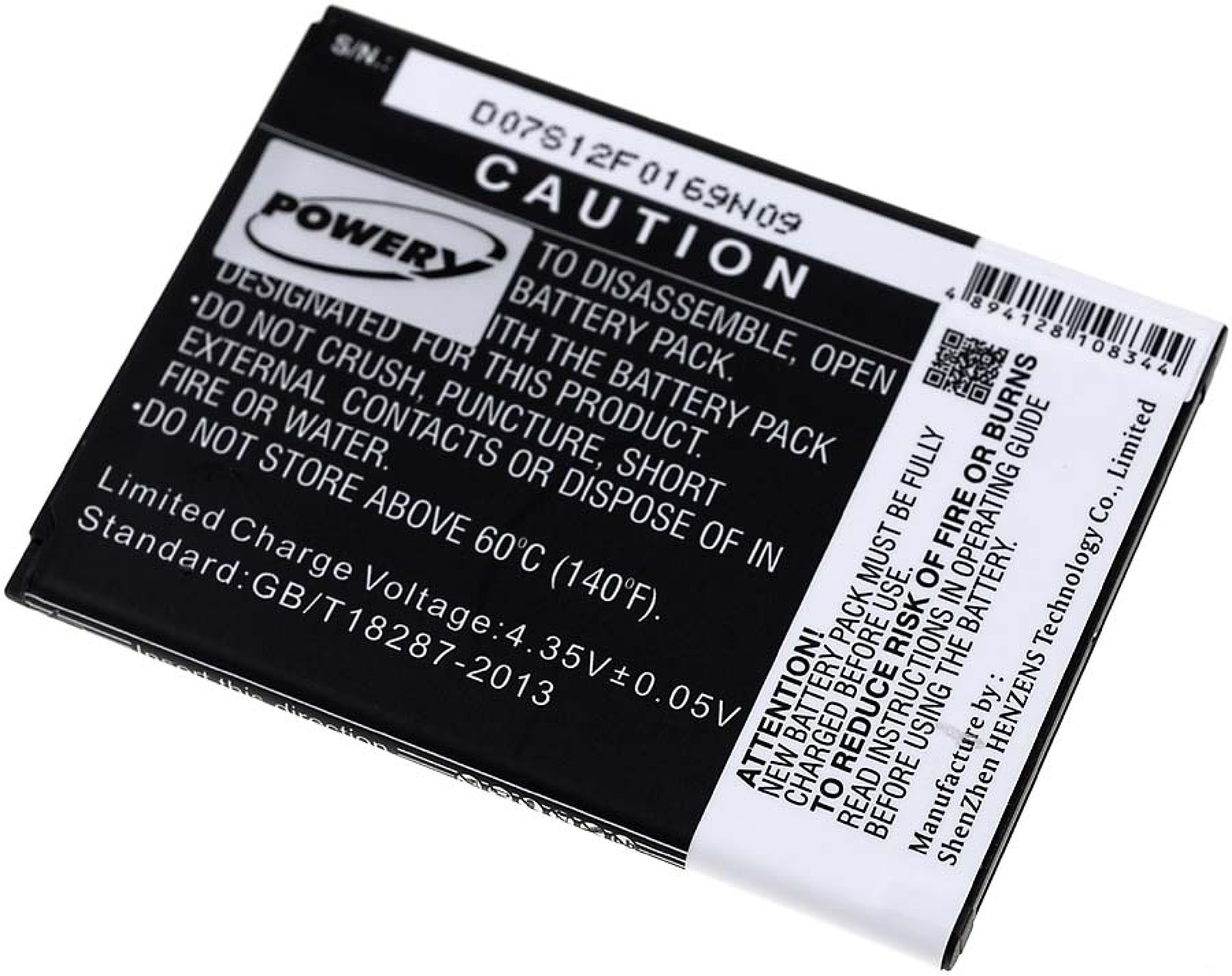 Akku für Li-Ion 1900mAh Volt, Akku, SM-G357 POWERY 3.8 Samsung