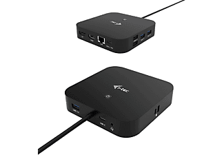 I-TEC C31HDMIDPDOCKPD Docking Station, Schwarz