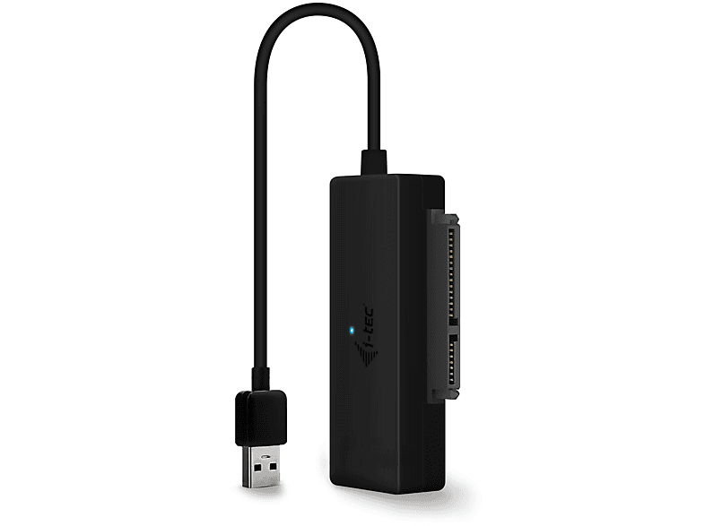 I-TEC USB3STADA Adapter für 2,5“/3,5“ SATA HDD/SSD, Schwarz