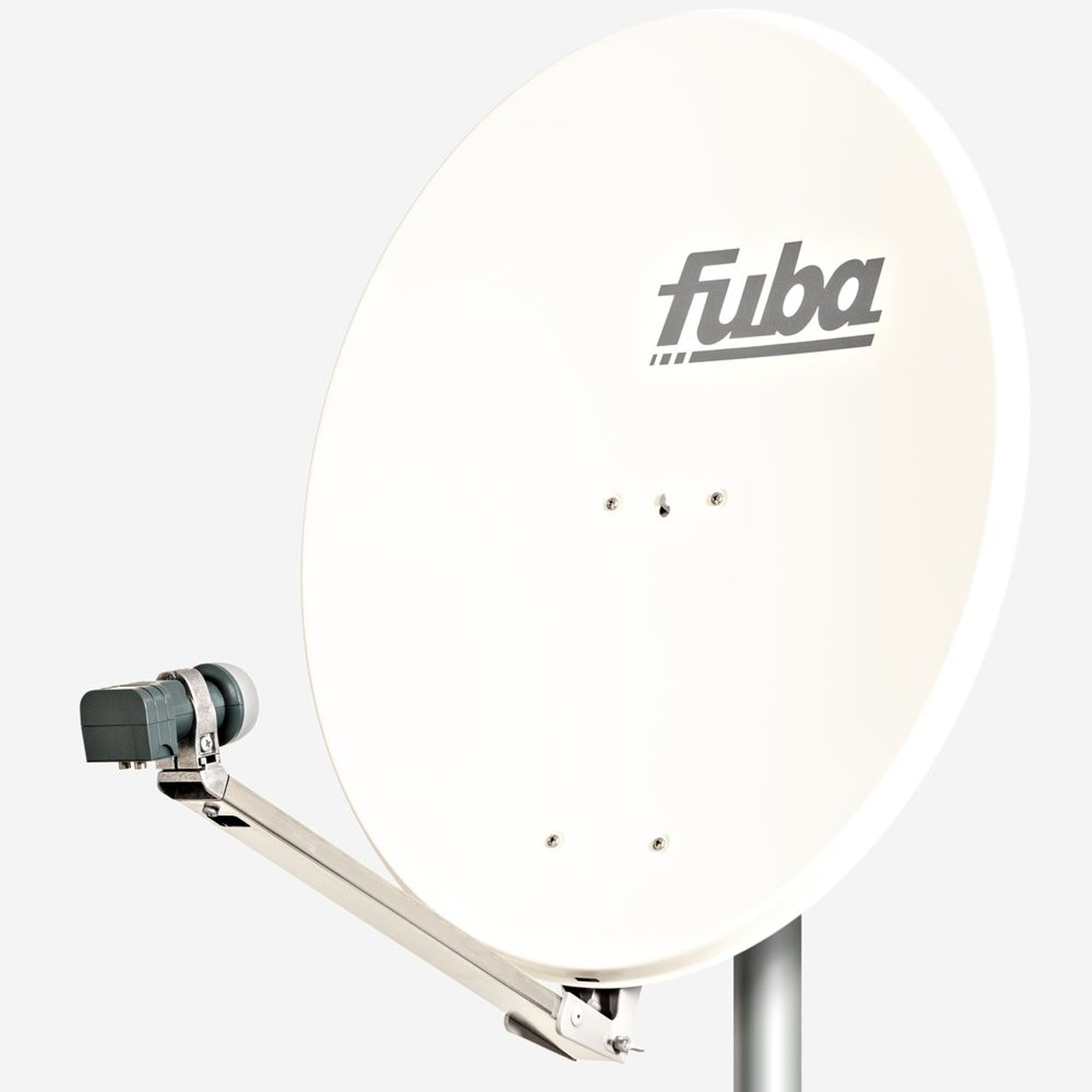 FUBA DAL 802 W Sat (80 Sat DEK Anlage Antenne LNB) Schüssel Spiegel Twin 2 cm, Anlage 217 Teilnehmer Twin LNB