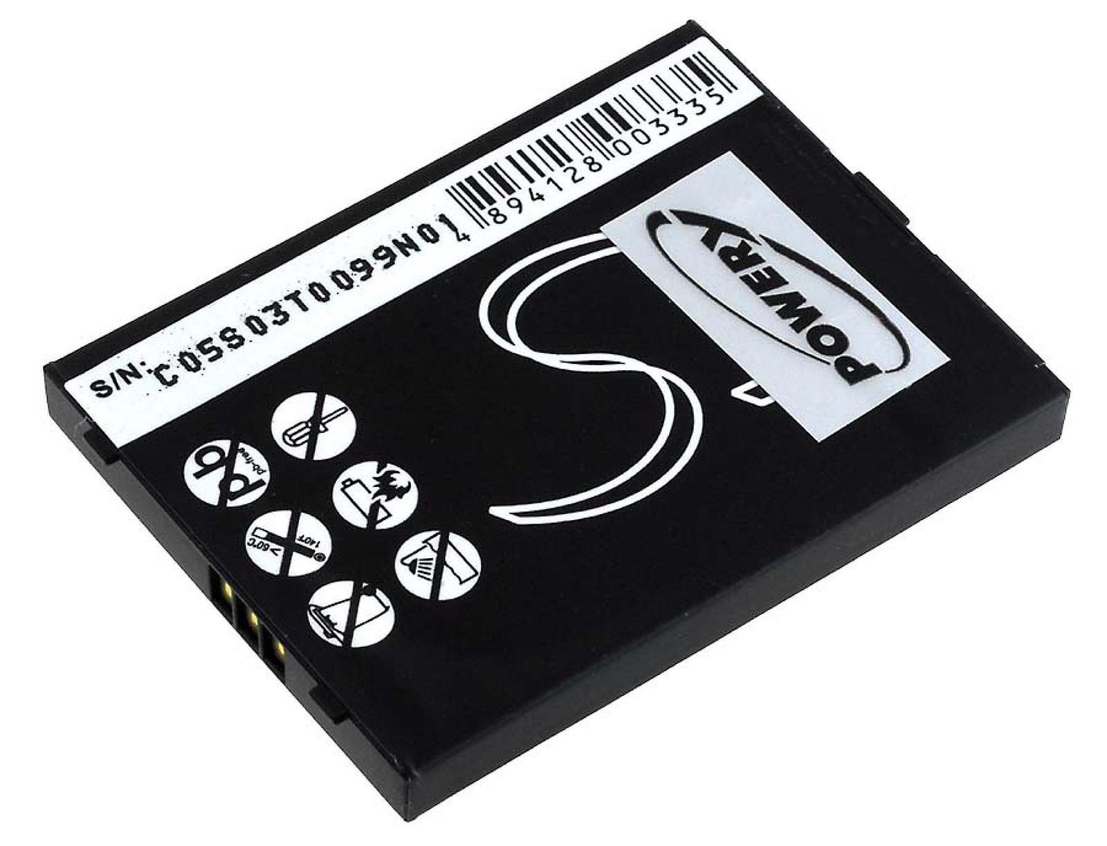 Volt, Li-Ion E250 750mAh Akku, für Akku POWERY Sansa 3.7 SanDisk