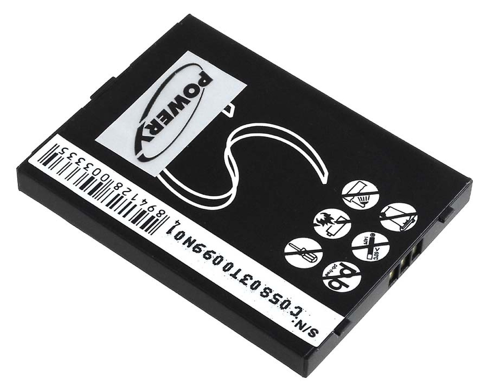 E250 750mAh Akku 3.7 SanDisk Li-Ion POWERY Akku, für Volt, Sansa