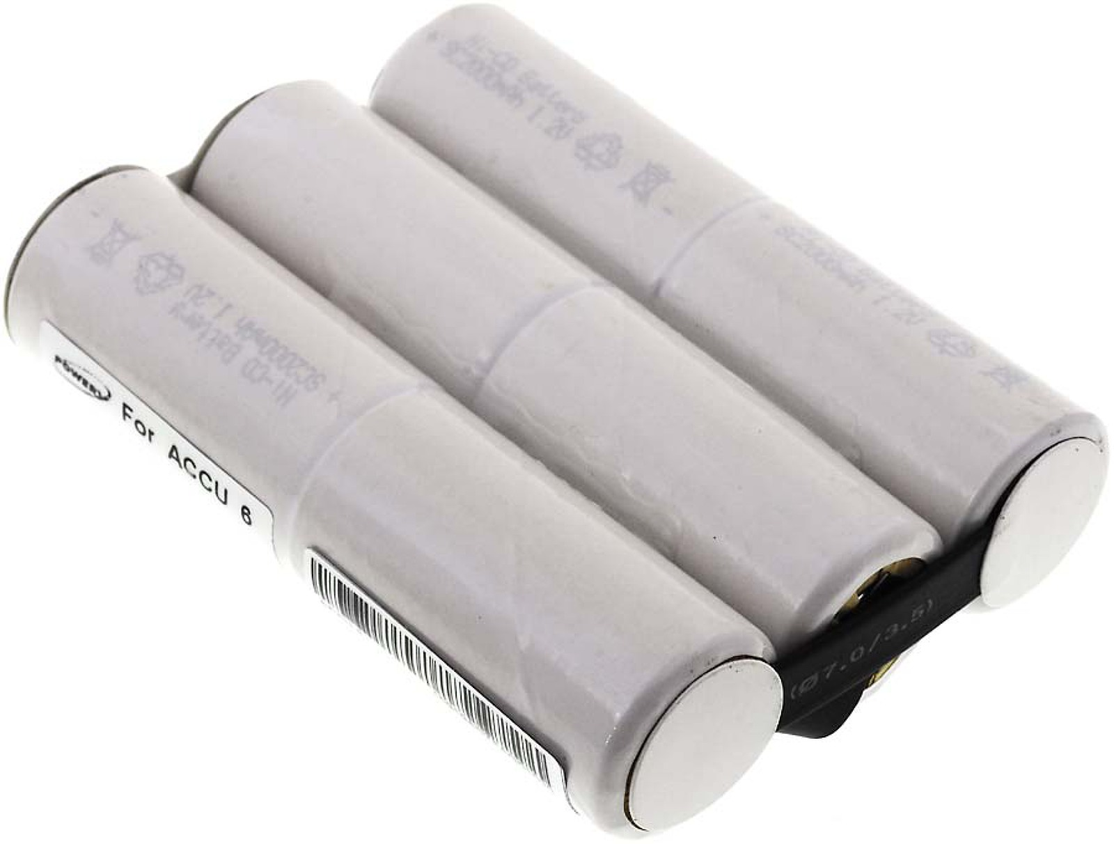 7.2 Akku 302835 POWERY Gardena Typ Akku, NiMH Volt, für 2000mAh