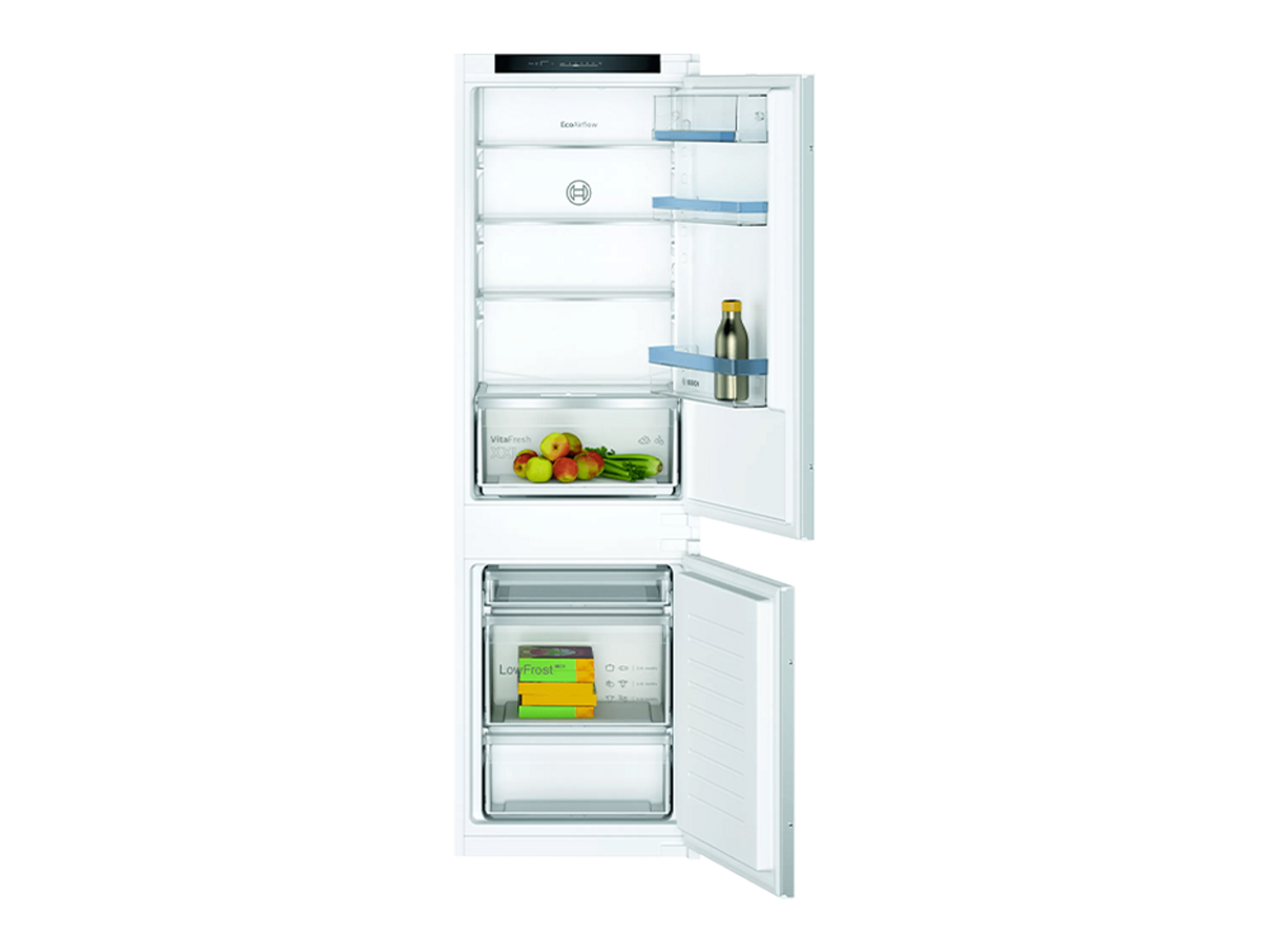 Frigorífico combi - KIV86VSE0 BOSCH HAUSGERÄTE, 267 Liter, Estático, Blanco