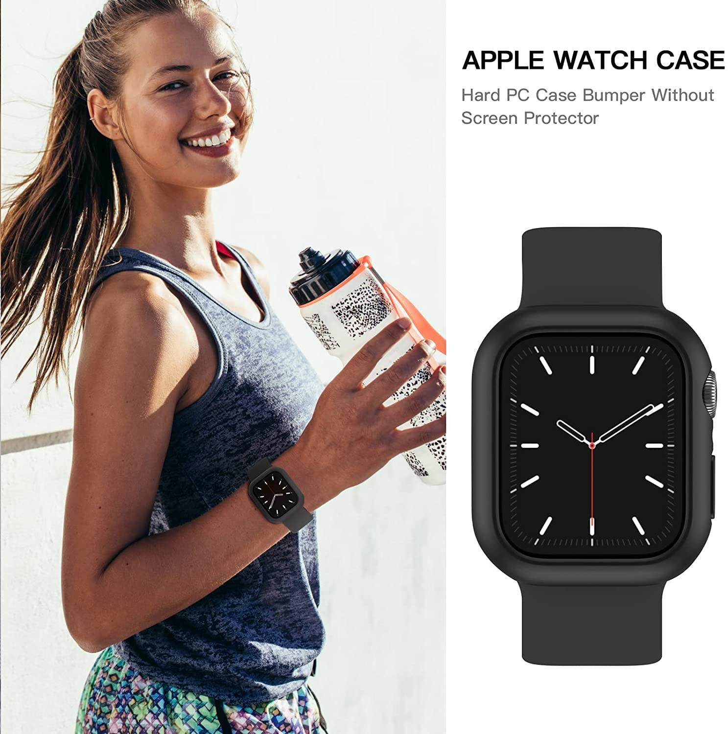 Schwarz Hülle Schutzhülle(für PC (45 mm) 7 INF Apple Watch Watch / 8 Apple 7)